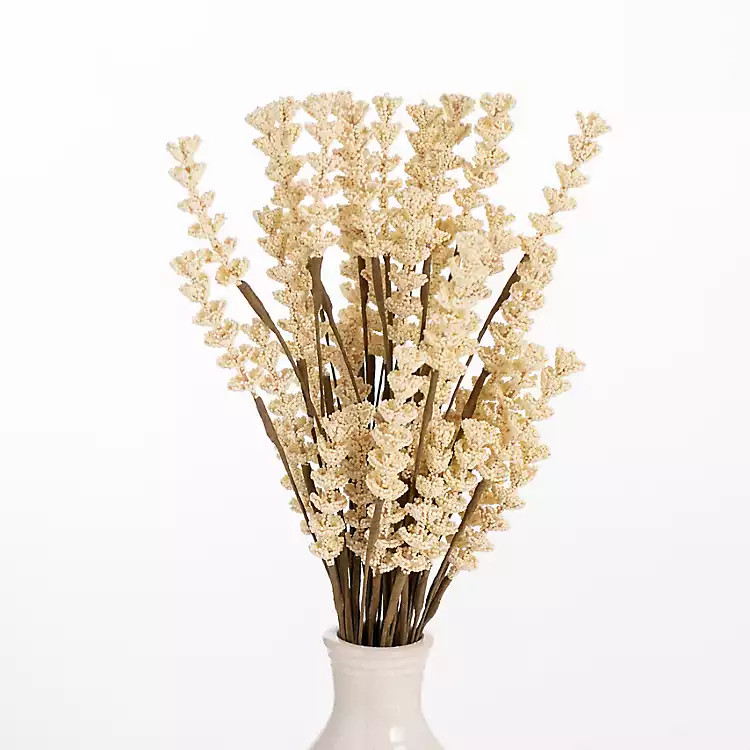 Cream Heathered Wheat Bundles, Set of 2 | Kirkland's Home