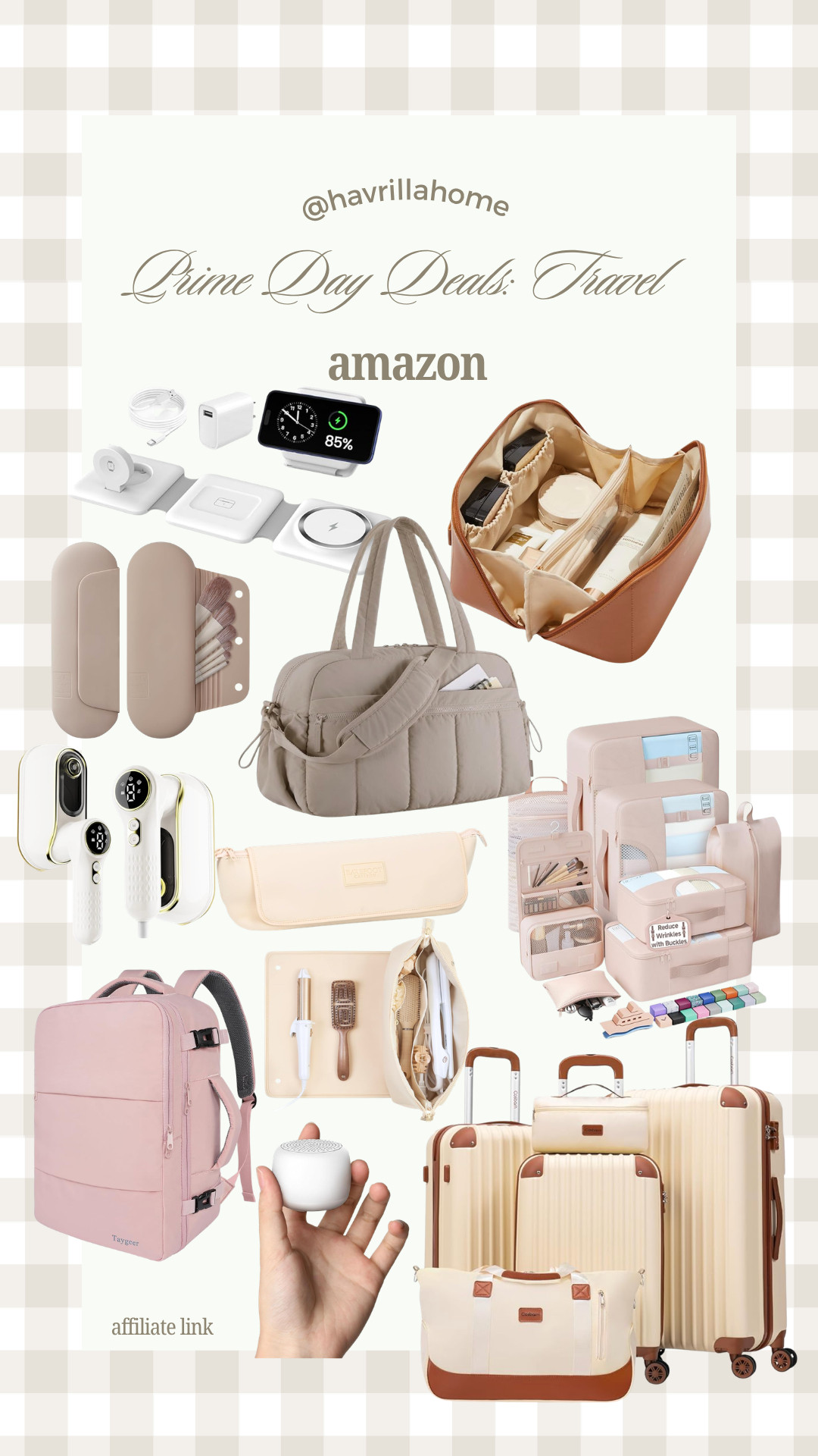 Prime Day Travel Amazon Finds, travel essentials, Amazon travel finds, travel organization, packing cubes, travel backpack, cosmetic organizer, luggage set, travel accessories, portable charger, wireless charging station, makeup travel case, travel tech, carry on essentials, travel must haves, vacation packing, toiletry organizer, travel gadgets, cruise essentials, Amazon travel favorites, frequent traveler essentials

#LTKSaleAlert #LTKTravel