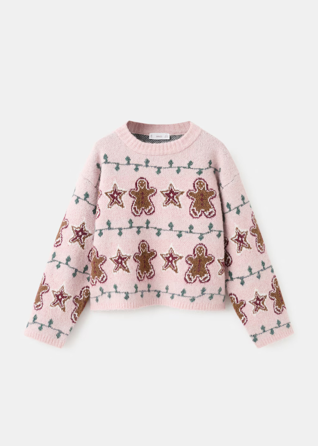 Christmas embroidered sweater - Kids | MANGO USA | Mango (US/MX/AU)