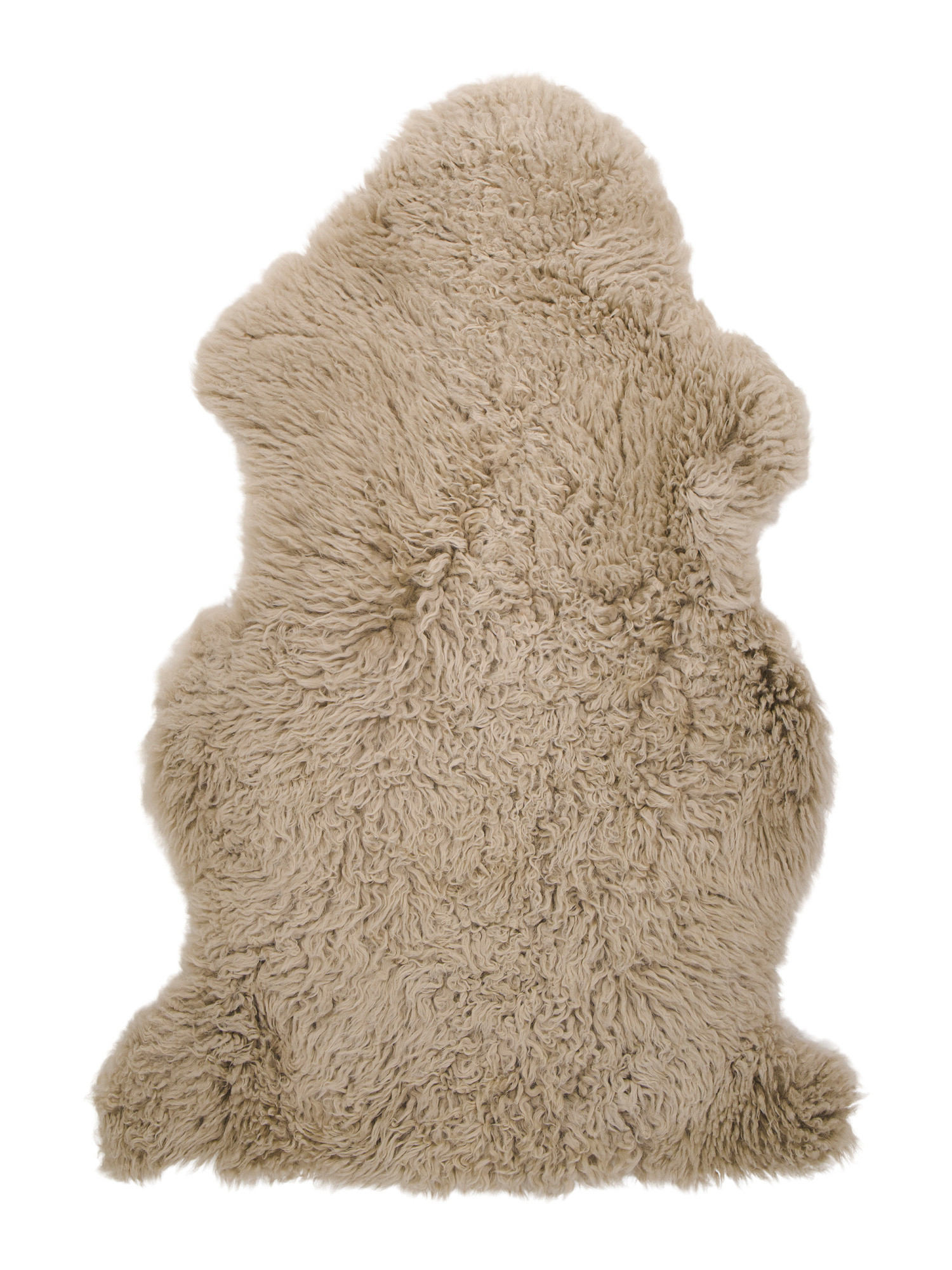 2x3 Wool Sheepskin Curly Long Pelt Rug | TJ Maxx