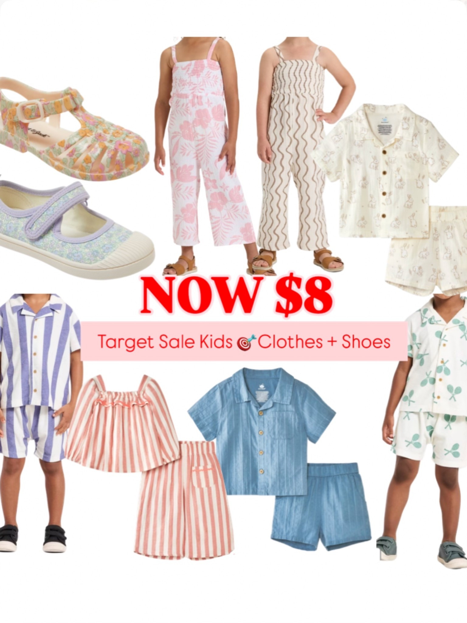 $12 TARGET🎯✨BIG SPRING SAIE  🌸Deals you’ll Love!👌 $12 shoes, $8 kids, $14 denim , $10 home and more  deals that will blow your mind!✨


✨SIZING✨Everything is petite friendly I’m 5’2” 125lbs wearing small top/dress and small/4 bottoms 
.

Target, target sale, target dress, target shoes, target spring outfits , target Athleisure, Walmart jeans, spring clothes, found it on Amazon, spring dress, spring shoes, target shoes, Walmart shoes, sandals, shoes, SPANX, Walmart finds, Walmart set, 2 piece set, Walmart sale, Skincare, anti aging skin care, pdrn, red light therapy,  jeans,, 

#LTKSaleAlert #LTKBaby #LTKKids