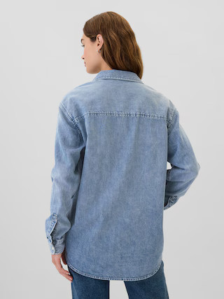 Denim Big Shirt | Gap Factory