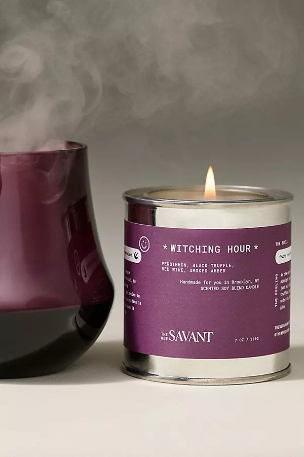 The New Savant Fruity Witching Hour Tinned Candle | Anthropologie (US)