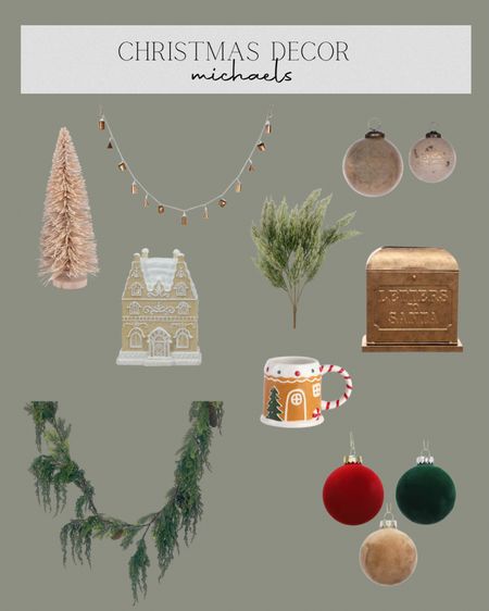 40% off Christmas decor, ornaments and greenery at Michael’s + an additional 25% off (excluding trees) 


Christmas garland 
Juniper stems
Tabletop decor 
Velvet ornaments
Aged ornaments 
Bell garland 

#LTKSeasonal #LTKhome #LTKHoliday