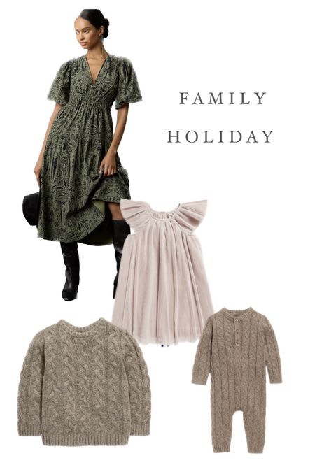Thanksgiving / Holiday family outfits in an neutral earthy color palette 

#LTKHoliday #LTKkids #LTKfamily