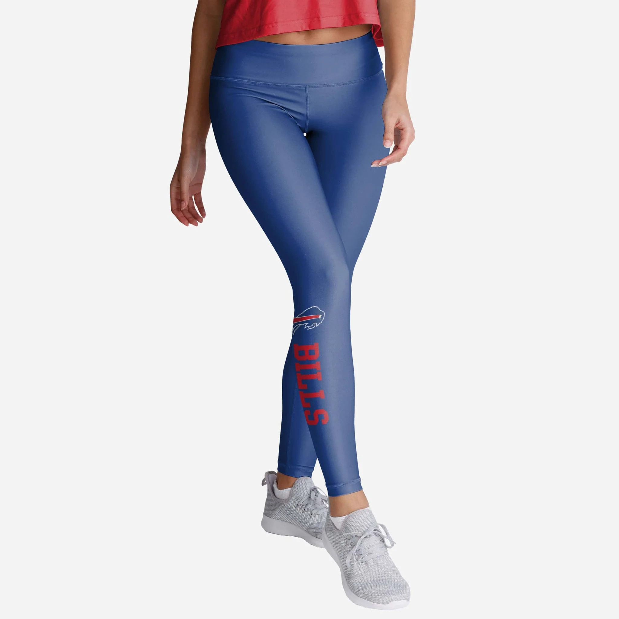 Buffalo Bills Womens Solid Wordmark Legging | FOCO inc