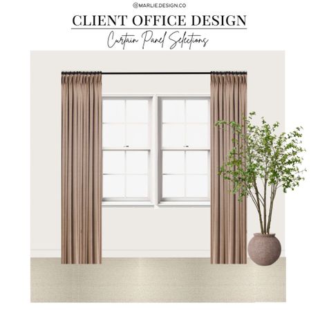 Two Pages Curtains (color: grey beige) | Diploma Frames | Faux Tree | studio McGee planter | Target | Amazon | home office decor 

#LTKhome #LTKunder50 #LTKunder100