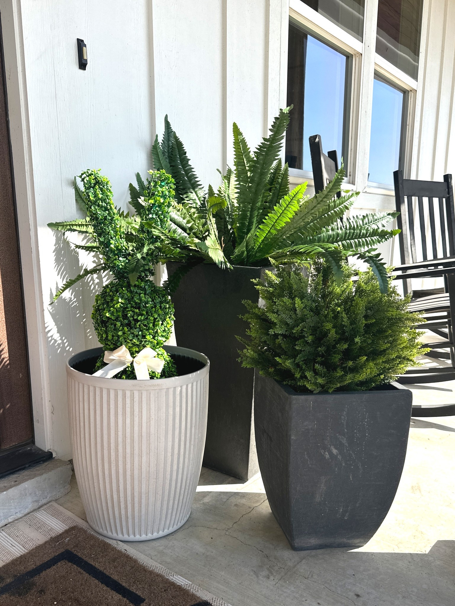 Spring porch refresh 🤍
I pulled this bunny out from last year and still love how it looks out here.

I linked similar pieces in the comments if you’re decorating for spring 🌿

#LTKSpring #porch #homedecor #walmartfind #walmarthome 

#LTKHome #LTKSeasonal