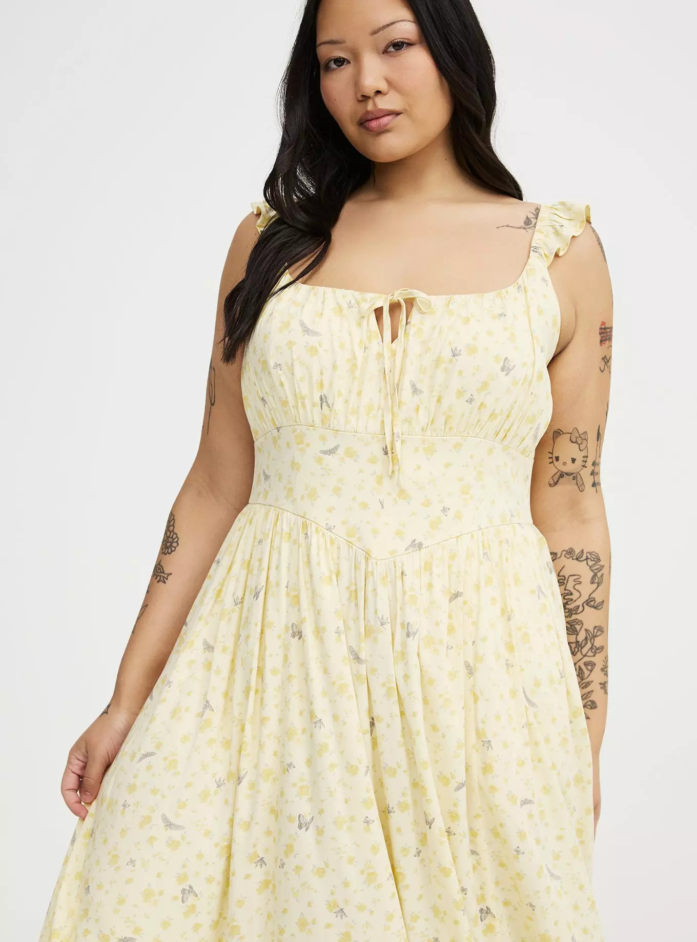 Corset Detail Midi Dress | Torrid (US & Canada)