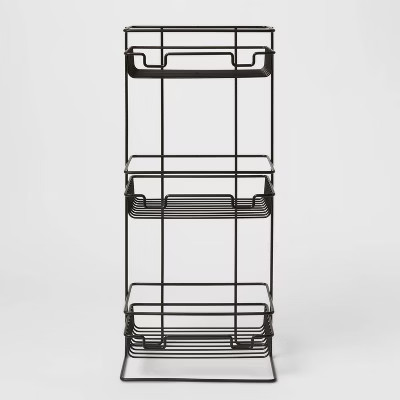 3 Tier Round Wire Shower Storage Tower - Made By Design | Target