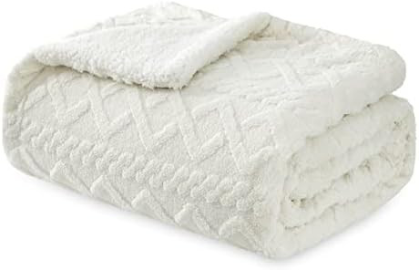 BEDSURE Sherpa Throw Blanket for Couch Sofa - Fuzzy Soft Cozy Blanket for Bed, Fleece Thick Warm ... | Amazon (US)