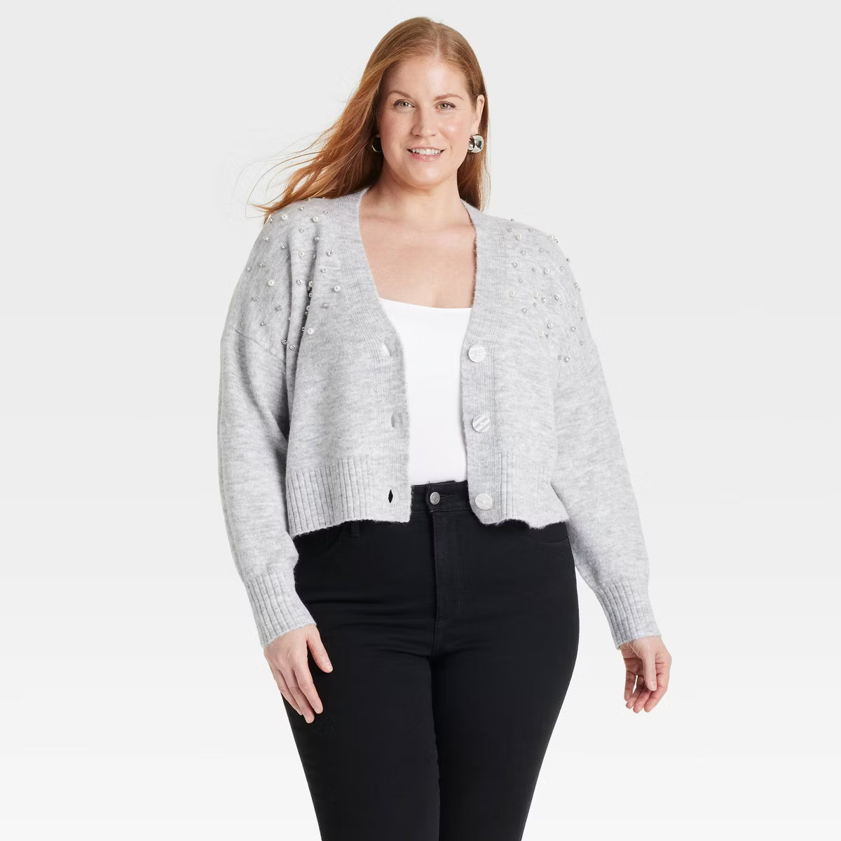Women's Embellished Cardigan - Ava & Viv™ | Target
