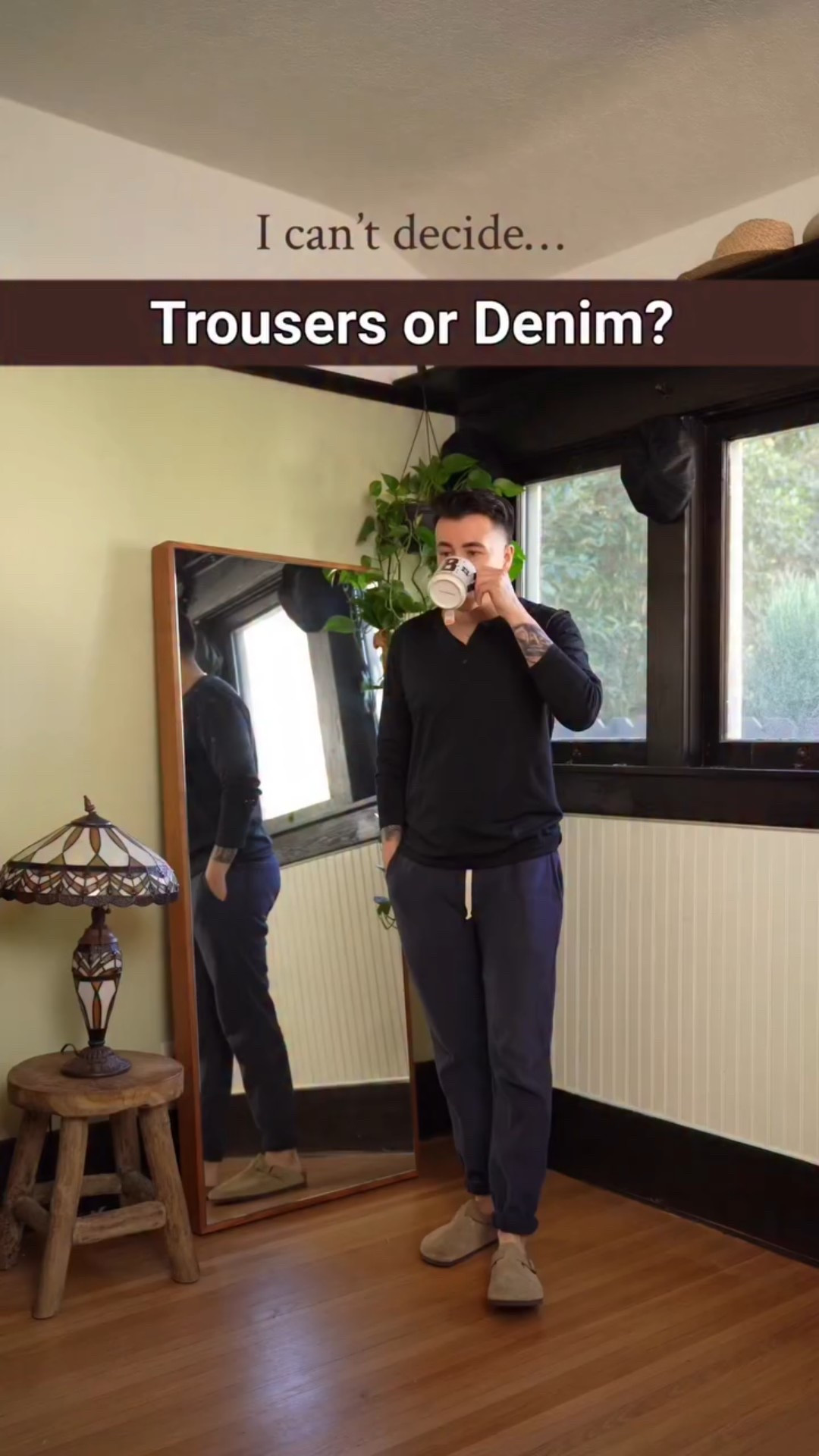 Which one should I go with? Trousers or Denim? 



#LTKStyleTip #LTKMens #LTKSaleAlert