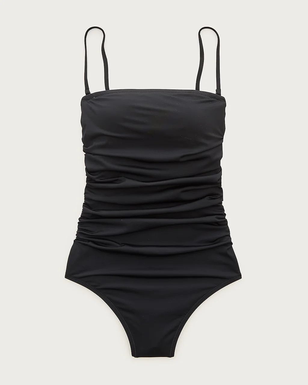 Gemma ruched bandeau one-piece | J. Crew US