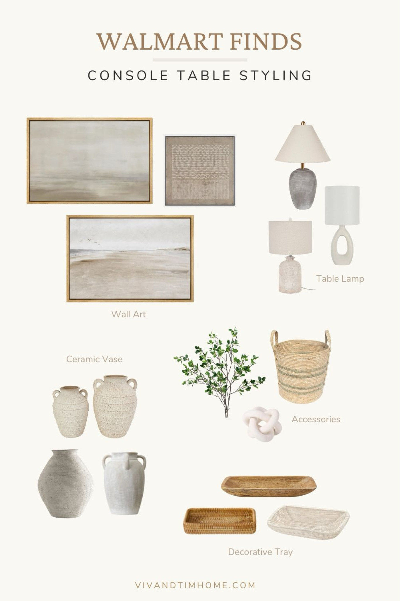 Console table styling with affordable home decor finds from @walmart!
#WalmartPartner

#LTKHome