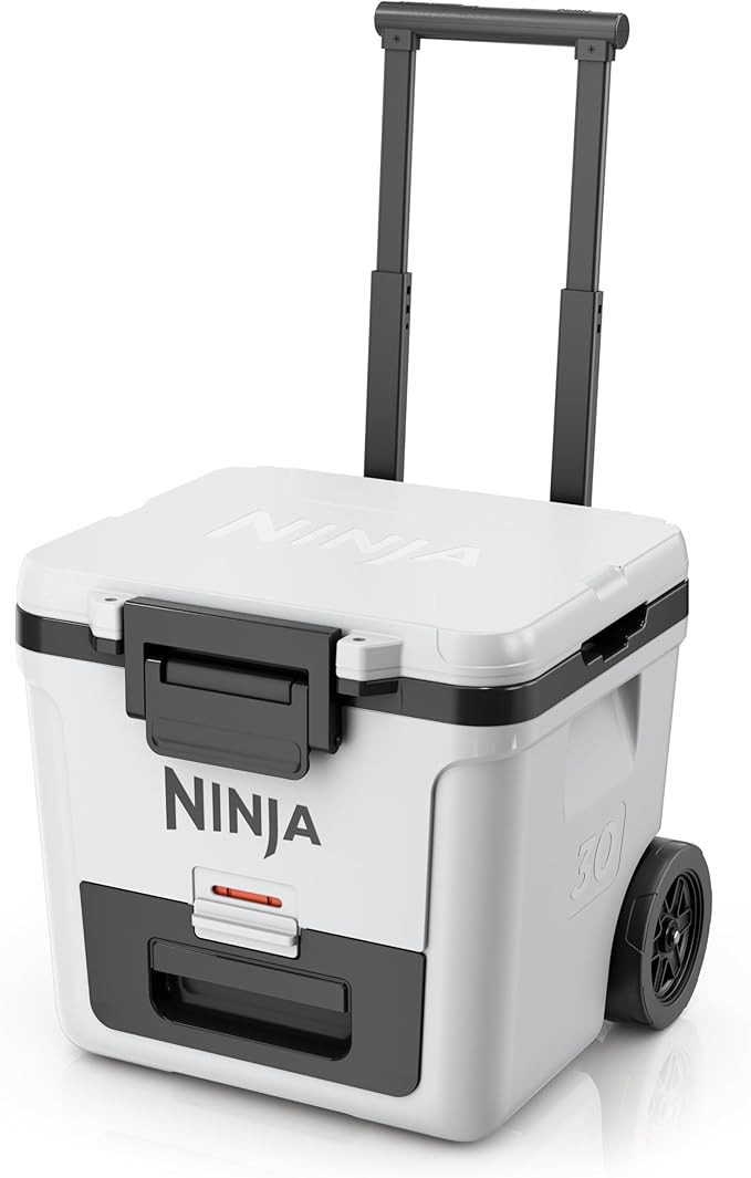 Ninja | Cooler | FrostVault 30QT Cooler with Wheels | Insulated with Temp Dry Storage Drawer | Ke... | Amazon (US)