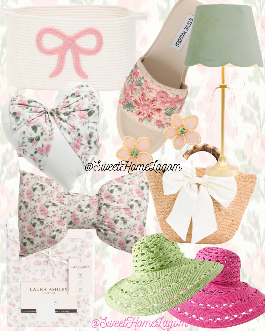 Pink and green goodies! And you know I’ve got you covered with all your grandmillennial needs full of bows, flowers, and rattan! 

#LTKShoeCrush #LTKFindsUnder50 #LTKHome