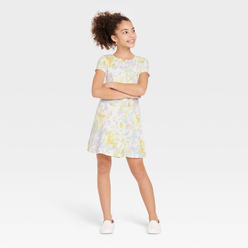 Girls' Henley Skater Knit Dress - art class™ | Target