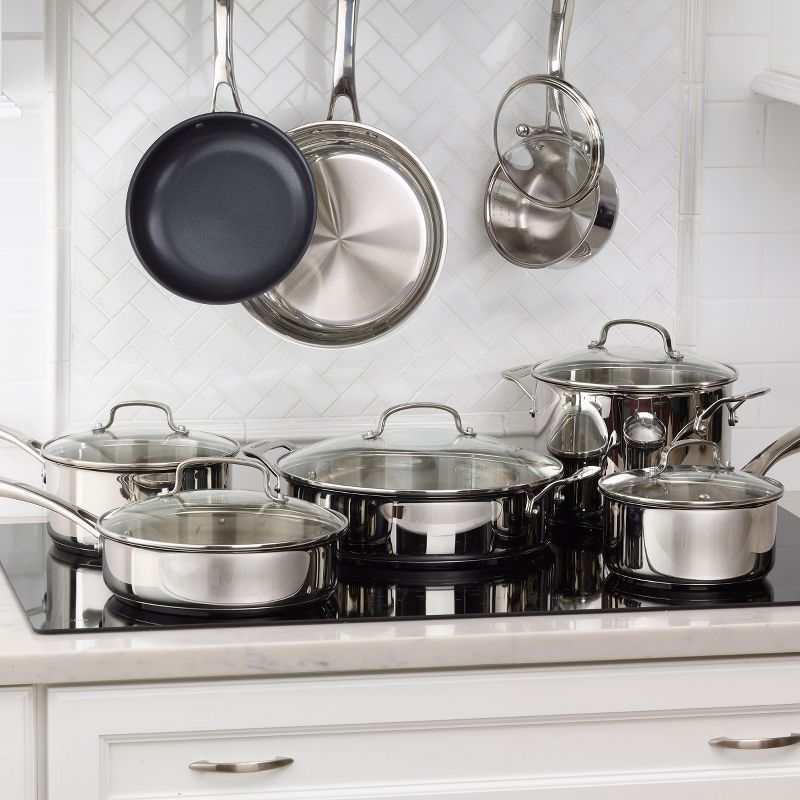 Cuisinart 14pc Stainless Steel Cookware Set - 83-14 | Target