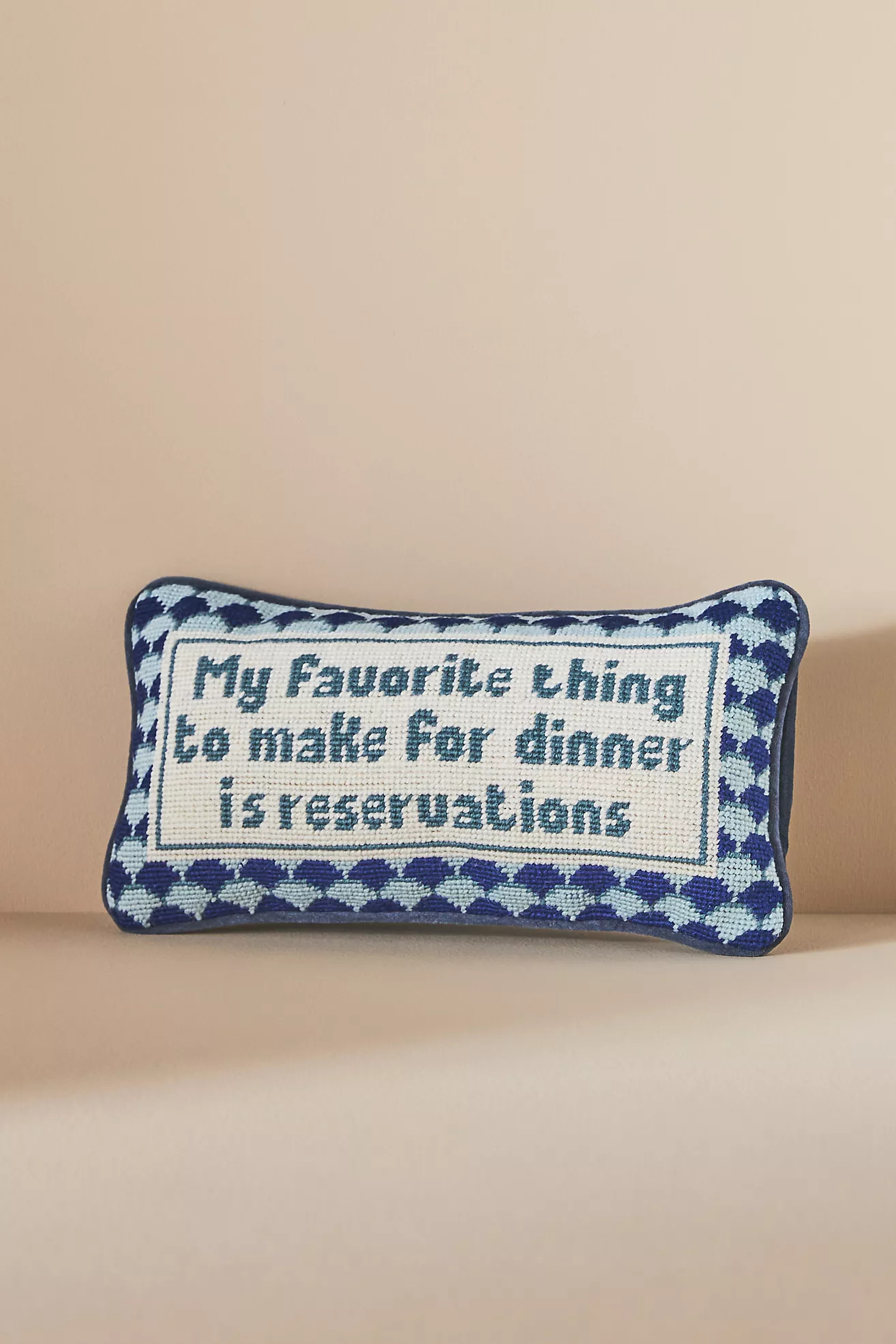 Furbish Studio Mini Needlepoint Pillow | Anthropologie (US)