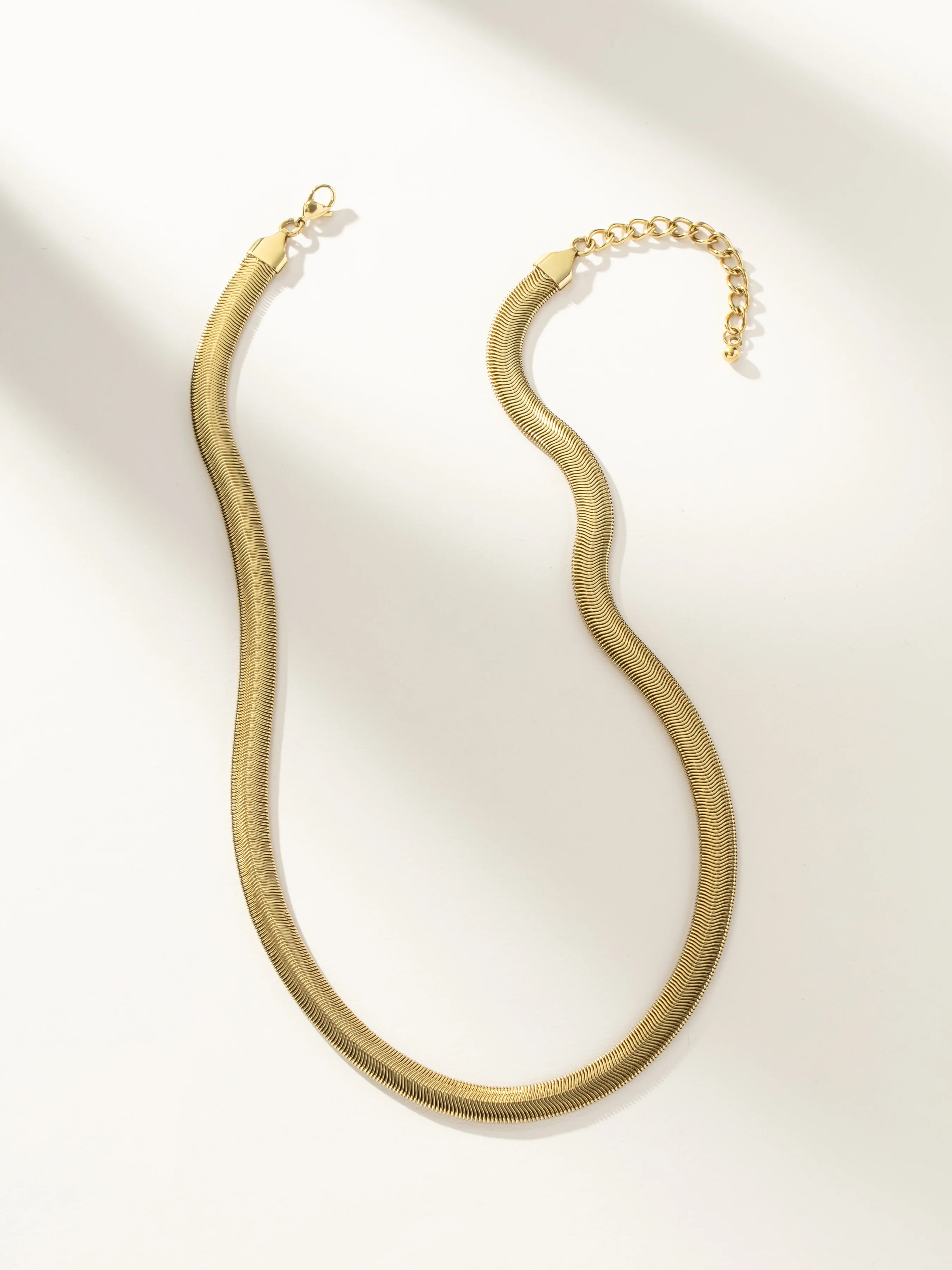 Gold Statement Snake Chain Necklace | Uncommon James | Uncommon James