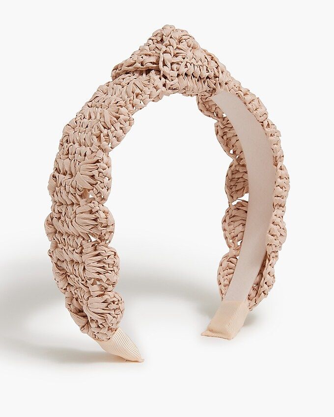 Knotted scalloped headband | J.Crew Factory
