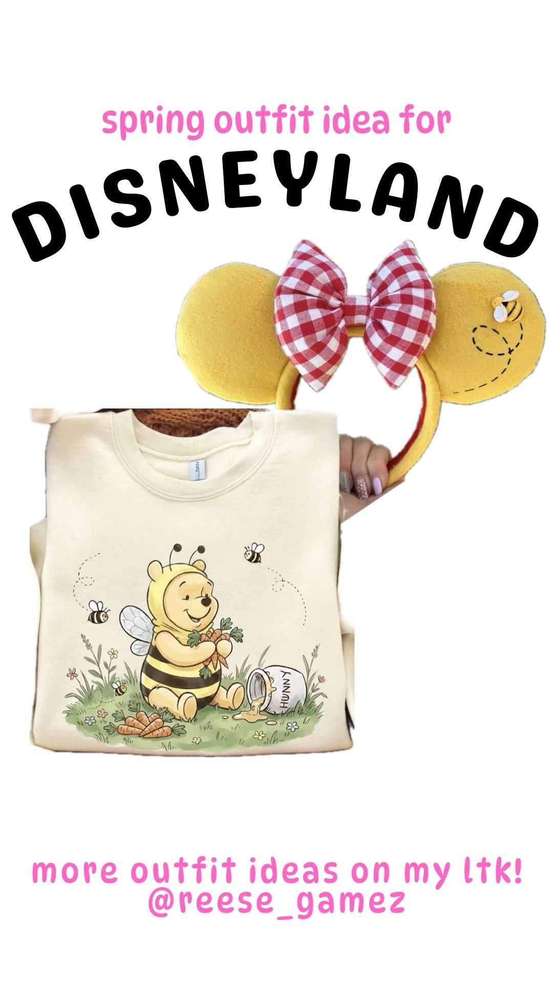 disney outfit, disneyland outfit, disney outfits, disneyland outfits, winnie the pooh outfit, mickey ears, minnie ears

#LTKSeasonal #LTKTravel #LTKootd