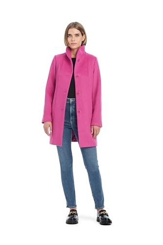 kate spade new york Women's Mid-Length High-Collar Wool Coat, Marker Pink, Small | Amazon (US)
