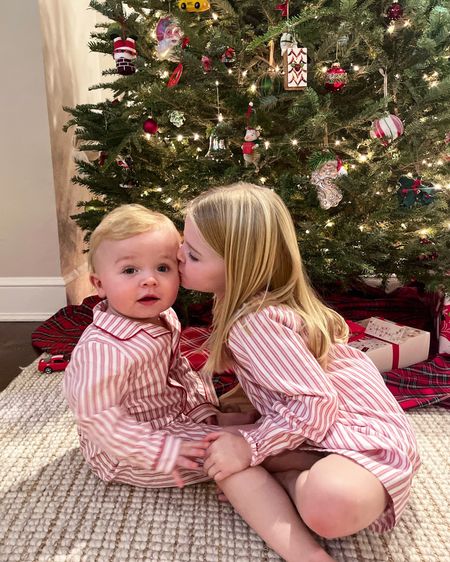 Matching Christmas pajamas 🎄✨

#LTKSeasonal #LTKHoliday #LTKbaby