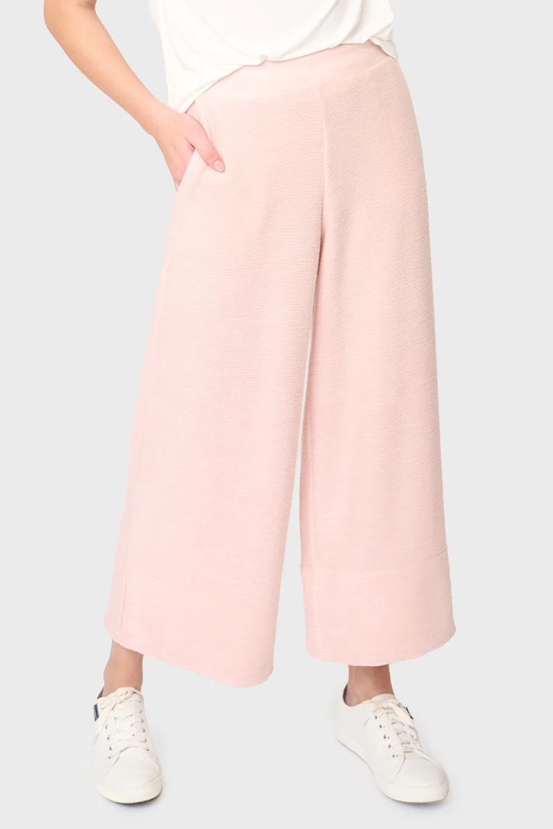 Low Key Luxe Rib Cropped Pant | Gibson