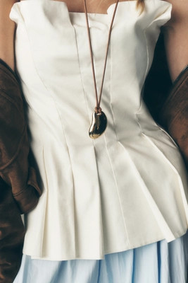 Bean Pendant Cord Necklace | Anthropologie (US)