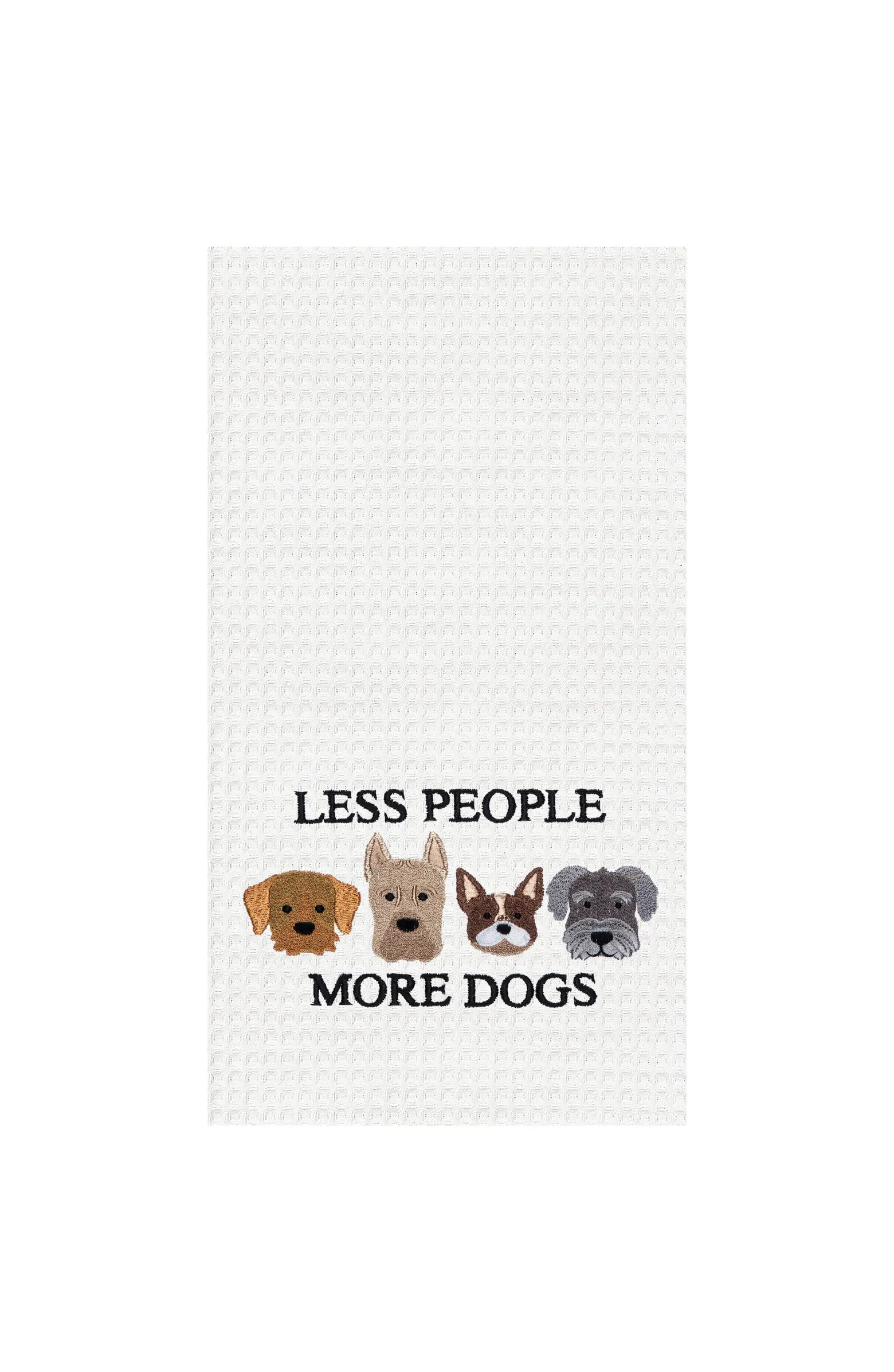 C&F Home Less People More Dogs Kitchen and Bathroom Embroidered Hand Towel | Nordstrom | Nordstrom