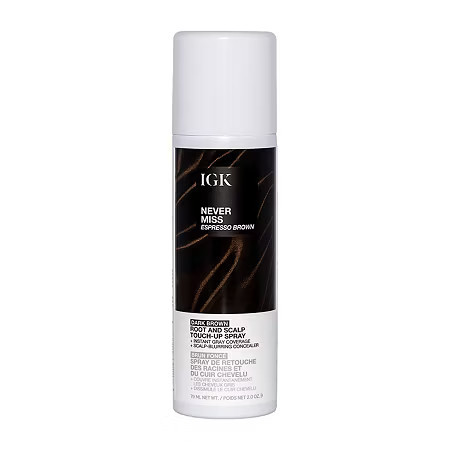 IGK Never Miss Root Spray Hair Color 2 oz., One Size, Brown | JCPenney