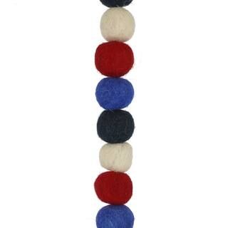 6ft. Red, White & Blue Pom Pom Garland by Ashland® | Michaels | Michaels Stores