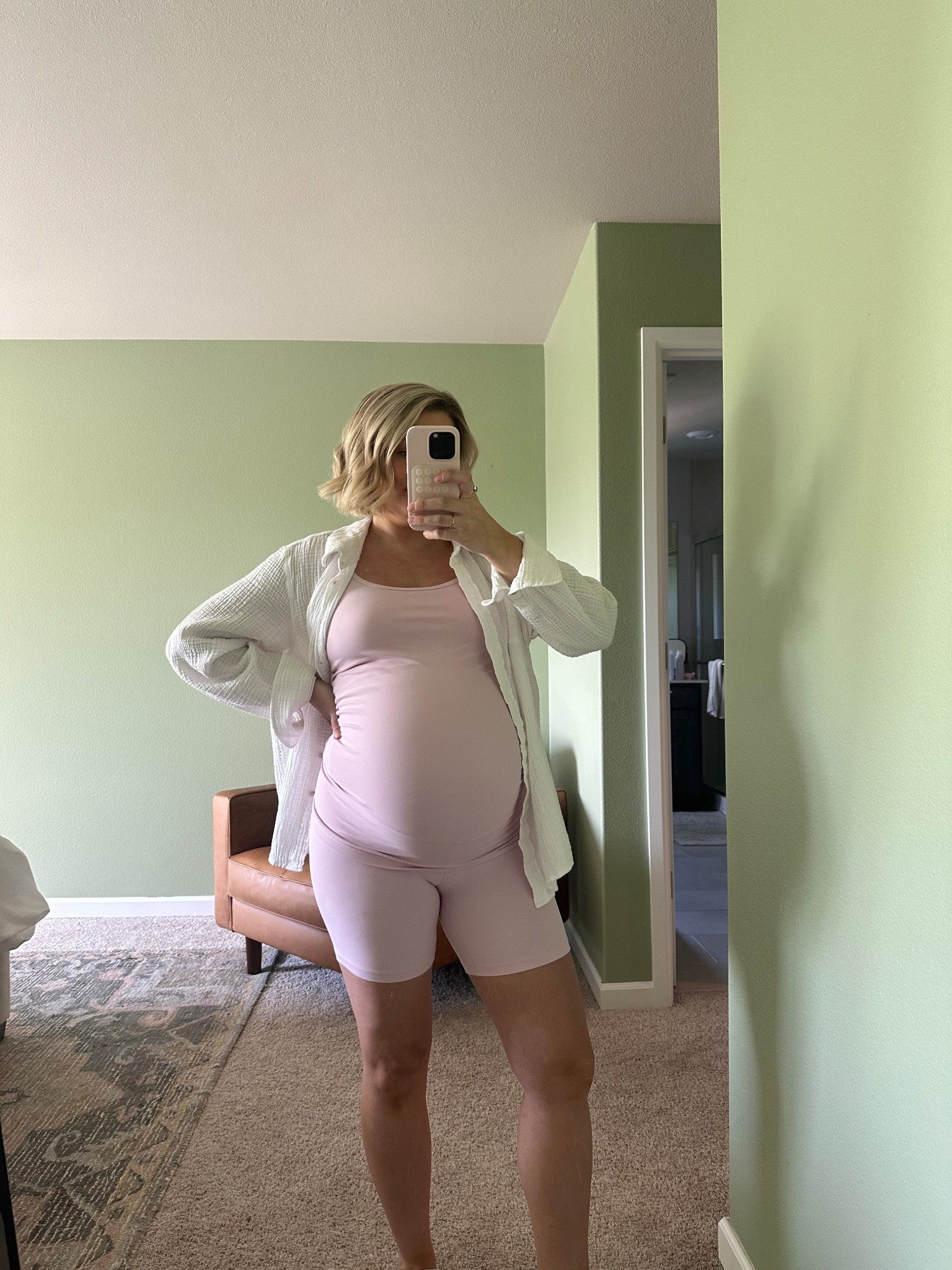 33 weeks pregnant ootd 

Wearing medium in top, small in shorts and XXL in white button up 

#LTKStyleTip #LTKBump #LTKSummerEdit