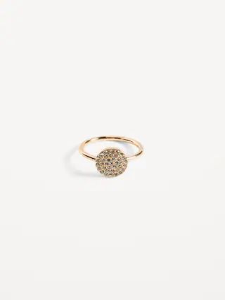Gold-Toned Metal Pavé Ring for Women | Old Navy (US)