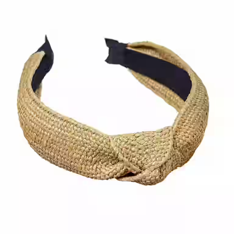 CHUNTIAN Straw Knot Headbands Fashion Rattan Wide Head Band Boho Headband Woven Headwear Hair Hea... | Walmart (US)