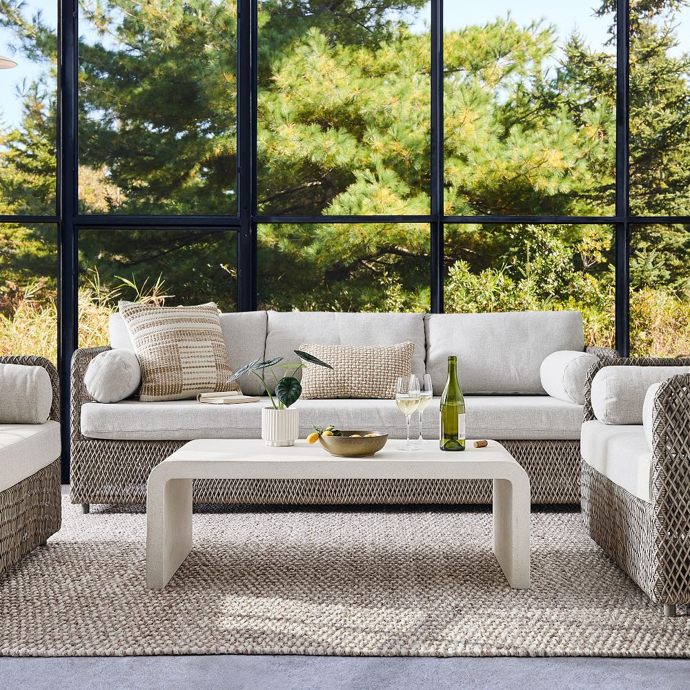 Coastal Outdoor Sofa (76"–86") | West Elm (US)