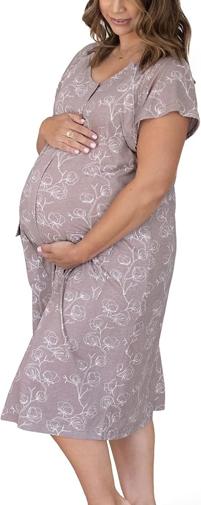 Kindred Bravely Labor and Delivery Gown, 3 in 1 Hospital Gowns for Women Labor Delivery | Amazon (US)