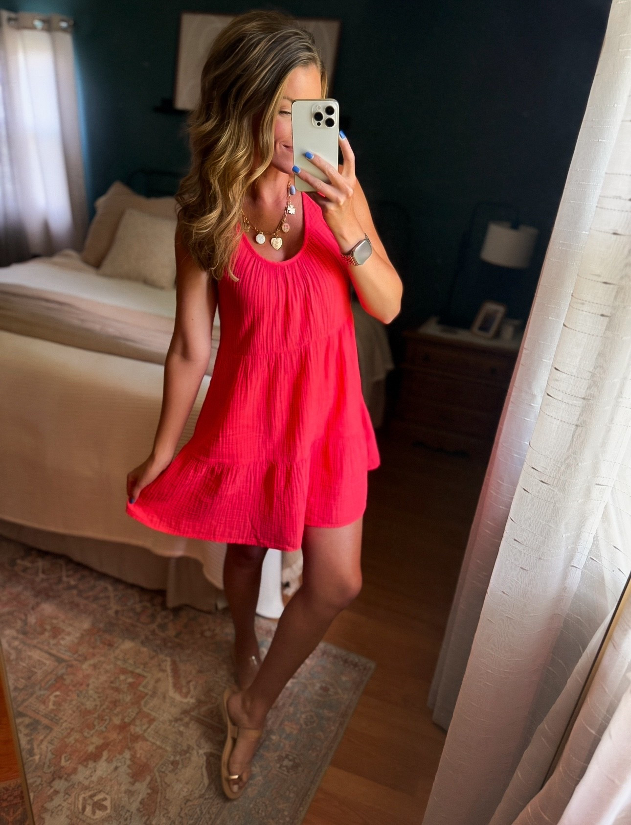 This cutie dress is currently on sale and down to $10.50. Wearing size small 

#LTKSeasonal #LTKSaleAlert #LTKStyleTip