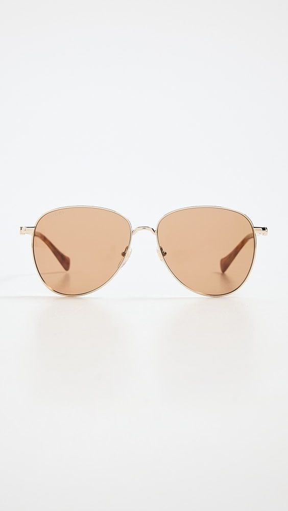Gucci Pilot Navigator Sunglasses | Shopbop | Shopbop