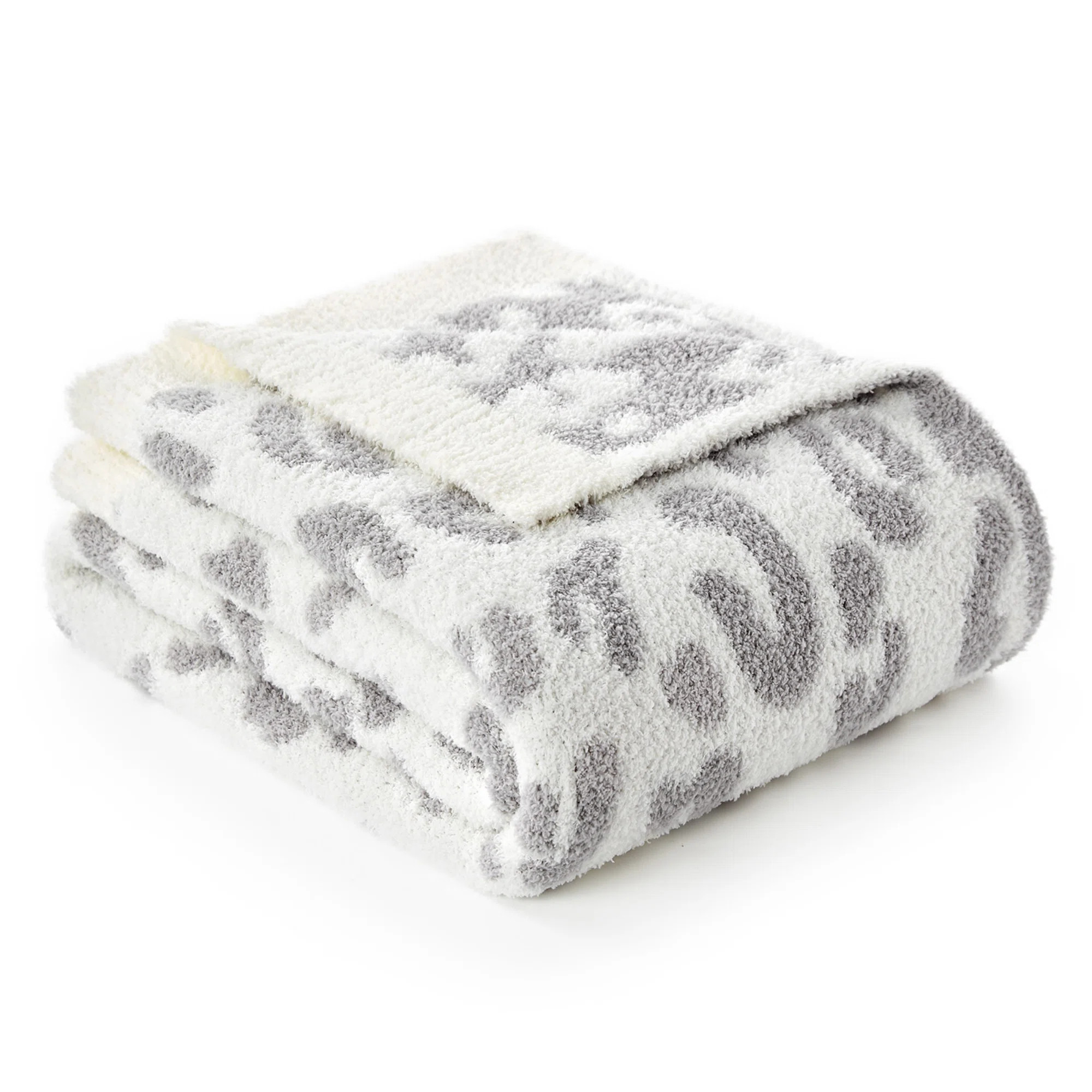 Snuggle Sac Reversible Animal Print Knit Throw Blanket, Cozy Decorative Throw Lightweight For Cou... | Wayfair North America