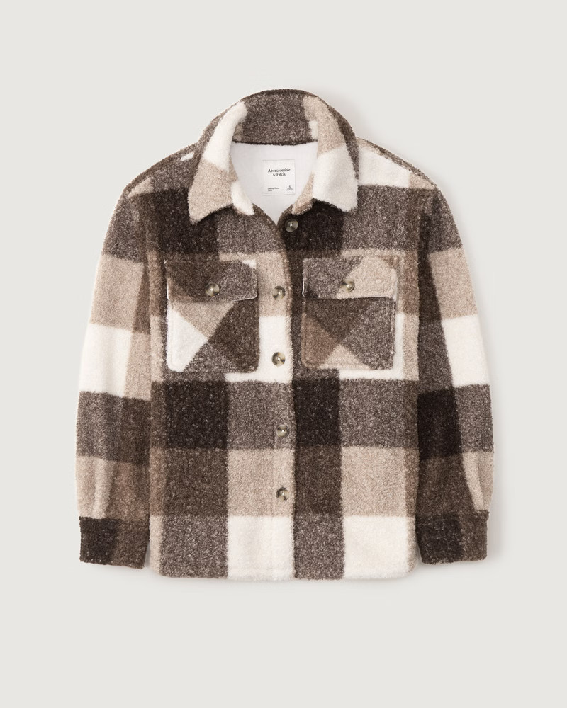 Sherpa Shirt Jacket | Abercrombie & Fitch (US)