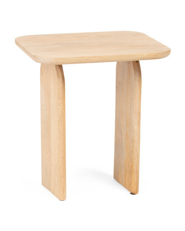 20in Rounded Edge Square Top Accent Table | TJ Maxx