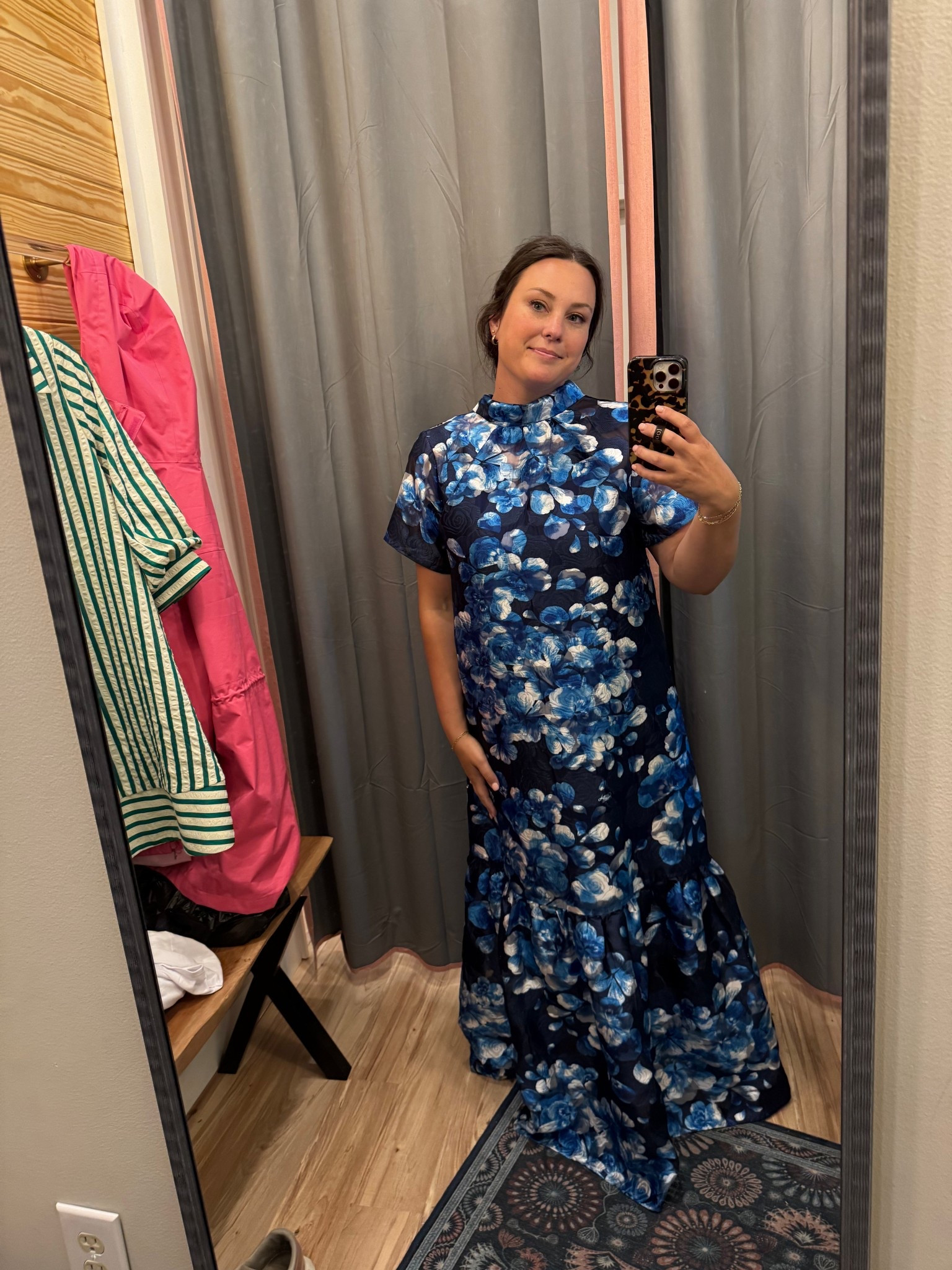 While in Blowing Rock, I got this dress for a wedding we are going to in two weeks! The store I got it from does not have a website but I found it online! It runs true to size (I will wear heels to make the length work) and it’s even more stunning in person. It’s a little pricy but feels and looks way more than it was. 

#LTKMidsize #LTKWedding #LTKPlusSize