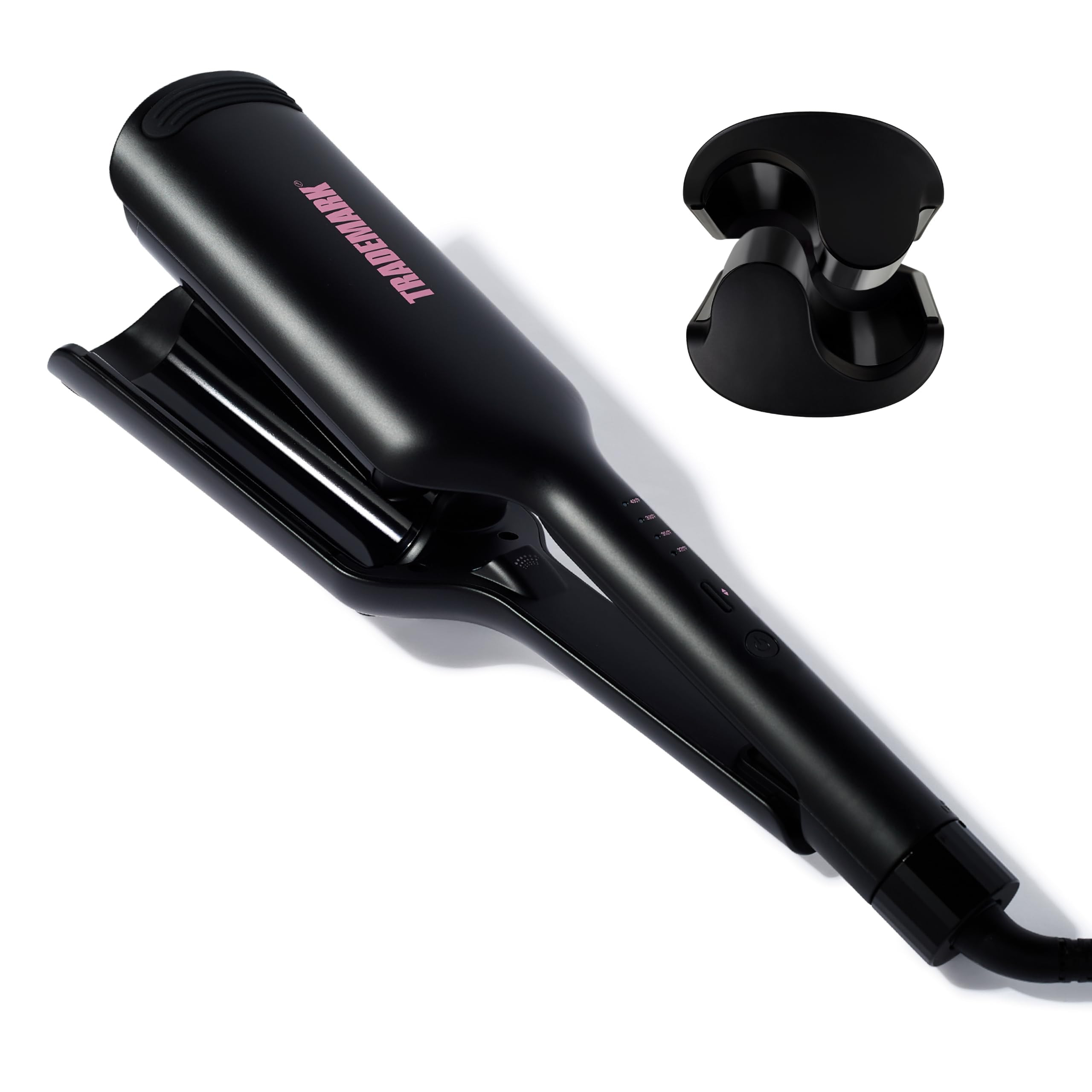 Trademark Beauty Hair Waver - Double Barrel Hair Crimper, Beach Waves Curling Iron, Babe Waves X,... | Amazon (US)