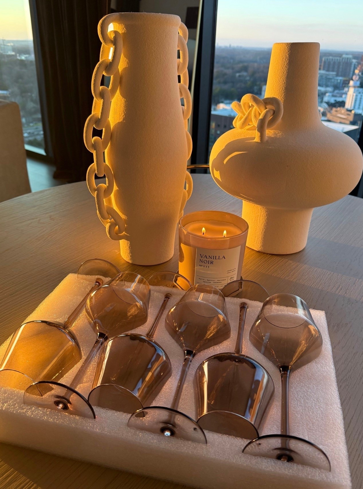 These look way more expensive than they are 🤎✨

Smokey glass, warm tones, and that glow at golden hour… instantly elevates your space and makes everything feel more aesthetic

Obsessed with these for hosting or everyday vibes.

#ltkhome #amazonhome #homedecorfinds #diningaesthetic #glassware #coffeetabledecor #neutralhome #cozyvibes #modernhome #hostinginspo


#LTKvlog #LTKHome #LTKSeasonal