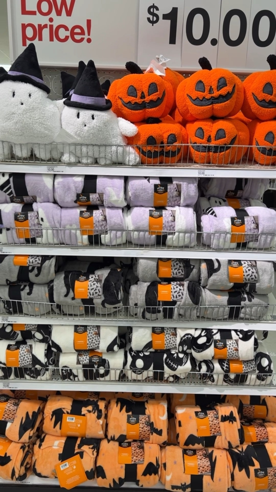 Add a touch of creepy festivity to any spot in your home with this Push Throw Blanket from Hyde and EEK! Boutique™. This plush throw blanket features an allover spiderweb pattern, making it the perfect cozy pick for Halloween parties or cozy fall nights. Made from recycled polyester fabric, this knitted blanket feels soft and helps keep you nice and cozy.

#LTKSeasonal #LTKHalloween #LTKFindsUnder50