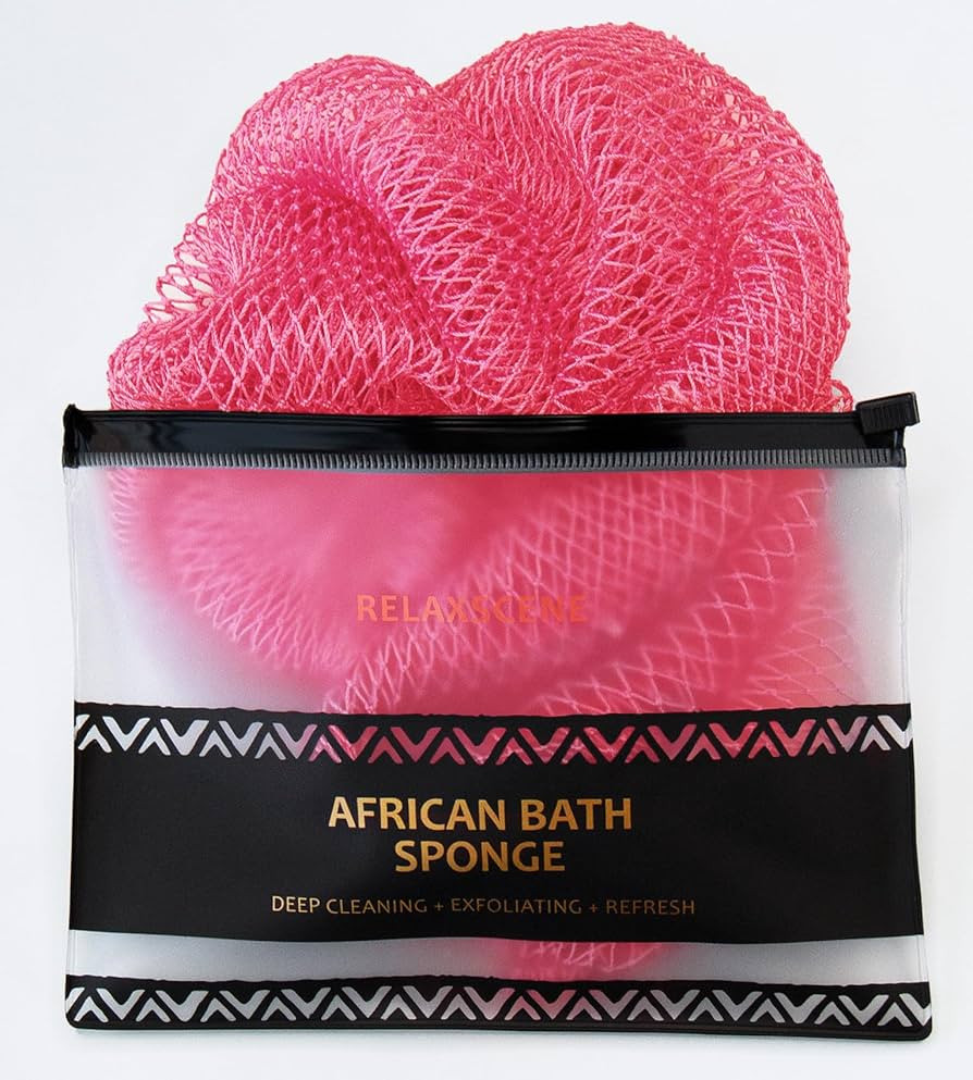African Net Sponge Authentic - Real African Exfoliating Sponge with Knots - African Net Washcloth... | Amazon (US)