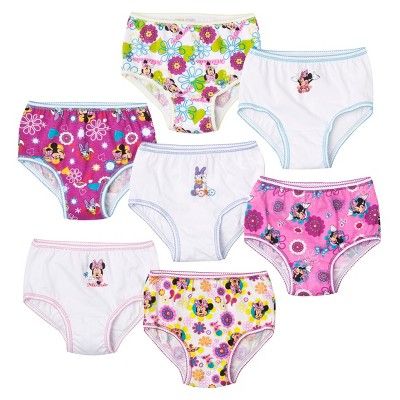 7pk Underwear, Little Girls' Minnie Mouse by Handcraft | Target